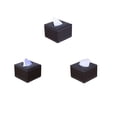 thumbnail image 3 of Bewildely Caja de tocador accesorios de baño exquisitos contenedor de papeles multiusos suministros para el hogar estructura firme soporte de Almacenamiento y organización del hogar Patrón de trigo, 3 of 6
