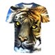 thumbnail image 1 of Camiseta de tigre, camiseta de verano con estampado de dibujos animados en 3D, ropa fresca de animales para niñas y niños, camiseta informal de calle, regalo de cumpleaños para niños 7T Gao Jinjia LED, 1 of 2