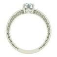 thumbnail image 4 of 0.80 CT TW Vintage Solitaire Wedding Ring 14K White Gold, 4 of 6