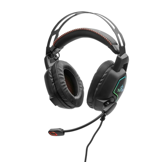 Diadema gamer Yeyian YDV-33403 Alambrico USB 3.5mm Control de volumen RGB Micrófono omnidireccional para PC PS4 Xbox One