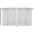 thumbnail image 3 of Ambesonne Letter L Curtains 2 Panel Set, Leaf Blossom, 108" x 63", Multicolor, 3 of 3
