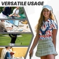 thumbnail image 6 of Garronmavis Matching Couple Sport Shirts 250th Anniversary Quarter Zip Women Sport Cloth Lightweight Women's Matching Hawaiian Golf Shirt for Couple Breathable Fabric, 6 of 7