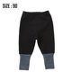thumbnail image 2 of Laklulu Pantalones de Lana cálidos Extra Gruesos para bebé Legging de Empalme de Felpa de otoño e Invierno para bebé （Negro）,90cm, 2 of 6