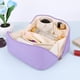 thumbnail image 2 of Bolso del organizador del artículo de tocador del maquillaje de la PU con los divisores y el diseño de gran abertura de la manija, 2 of 9