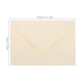 thumbnail image 6 of LOLIPPYY 100pcs Blank Invitation Envelopes - Plain Vintage Style Envelopes for Wedding Invitations, Greeting Cards, Business Cards,, 6 of 8