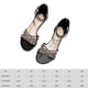 thumbnail image 2 of Sandalias de playa con tiras de diamantes de imitación Sandalias de vestir con cremallera trasera Bloque bajo para mujer, 2 of 8