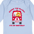 thumbnail image 4 of Inktastic Fire Truck 1st Birthday Boy Boys Long Sleeve Baby Bodysuit, 4 of 5