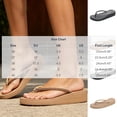 thumbnail image 3 of Jamicy Women's Flip Flops Fashion Summer Beach Travel Solid Color Walking Thong Sandles Slip On Indoor Outdoor Shoes, 3 of 9