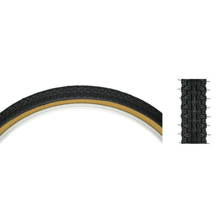 Kenda Street K52 Tire - 24 x 1.75, Clincher, Wire, Black/Tan, 22tpi