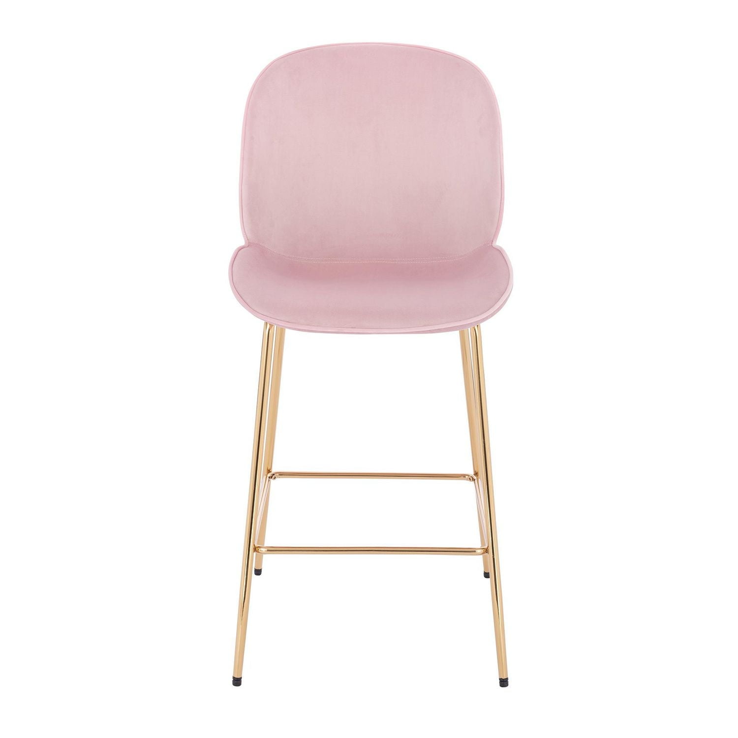 Plata Import Lotus Stool in Pink