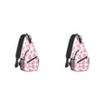 thumbnail image 3 of Minnieouse de senderismo Hebilla de plástico para un rendimiento resistente y duradero en cualquier sendero Bolso de hombro para hombre Manchas manchas rosas y blancas 2Conjunto, 3 of 6