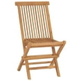 thumbnail image 2 of Charmma Folding Patio Chairs 8 pcs Solid Teak Wood, 2 of 9