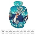 thumbnail image 2 of Looney Tunes Bugs Bunny Hoodie 3D Print Pullover Hooded Long Sleeve Sweatshirts Tops Blouse with Pocket for Mens Womens, 2 of 7