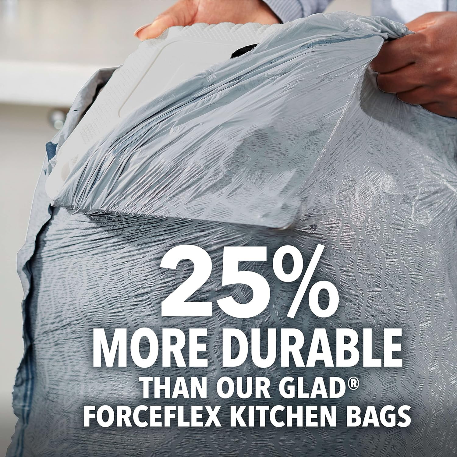 Tall Kitchen Trash Bags 13 Gallon, Gain Original Garbage Bags, Odorshield with Drawstring, 34 Count