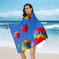 thumbnail image 7 of Orinice Quick Dry Bath Towel Ultra-Fine Fiber Beach Towel 27.5x55in Tropical Print for Rapid Drying and Versatile Usage 55x27.5in, 7 of 7