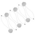thumbnail image 4 of Shisuyan 6pcs Cat Dangling Ball With Bell Cat Trees And Scratching Post Interactive Cat Toy Replacement Balls, 4 of 8