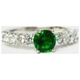 thumbnail image 1 of 925 Sterling Silver Natural Certified 2 Ct Emerald Solitaire Ring For Beloved, 1 of 5