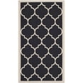 thumbnail image 1 of Safavieh Courtyard Polypropylene Accent Rug CY6914-266-2 in Black and Beige, 1 of 1