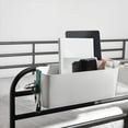 thumbnail image 4 of 2X Étagère de Chevet avec Poches, Support de Rangement pour Télécommandes, Chargeur de Cellulaire, Accessoires de Salle de Bain, 2 x Support de Rangement, Vert et Blanc, 4 of 5