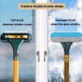 thumbnail image 5 of Window Screen Cleaning Brush - 2 in 1 Net Screen Cleaner Tool with Squeegee, Mesh Screen Cleaner, Multi-Purpose Cleaning Brush for Patio Door Porch Screens, 5 of 9