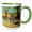 Green/White, variant on 3drose, the Painter on His Way to Work by Vincent Van Gogh, 11oz Two-tone Green Mug