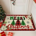 thumbnail image 2 of Christmas Door Mat 23.62×15.75in – Red Polyester Welcome Rug for Home Entrance, Festival Floor Decoration, Non-Slip & Easy Clean, 2 of 5