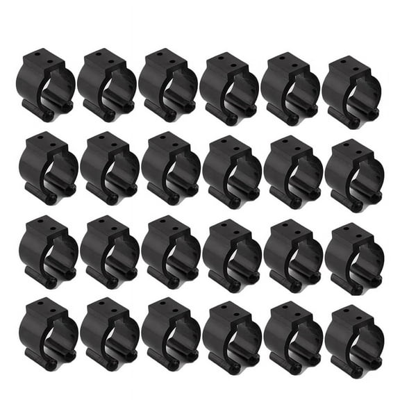 20Pc Fishing Rod Holder Stand Pole Storage Rack Tip Clamp Clips Pool Cue Exhibition Clip Tool 17Mm