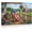 Frame-style, variant on Americana Patriotic Canvas Wall Art American Flag Sleeping Cat on Rocking Chair Country Farmhouse Red Barn Rural Landscape Painting Poster for Living Room Decor