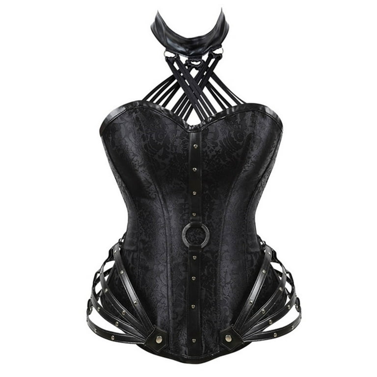 Corset Top Medieval Corsets for Women Floral Overbust Corset