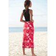 thumbnail image 3 of LASCANA Women's Ruched Slit Midi Skirt Ruching, 3 of 6