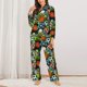 thumbnail image 2 of Balery Balls Conjunto de Pijama con Estampado para Mujer, Conjunto de Dos Piezas con Manga Larga, Ropa de Dormir Suave con Bolsillos, Pijamas Cómodos-Small, 2 of 7