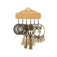 thumbnail image 1 of Minnieouse 3 pares Vintage Set Mujer Pendientes Largos Huecos Aleación Geométrica Bohemia Joyería Geométrica Étnica Ear Hooks Nupcial Ropa, zapatos y accesorios Miscelánea tipo3, 1 of 6