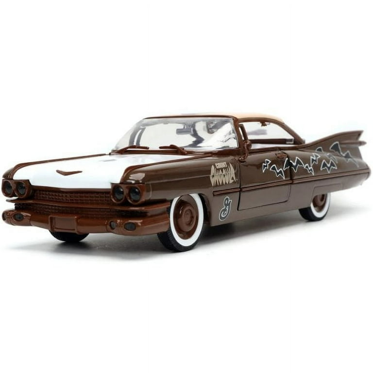 1959 Cadillac Coupe DeVille Red 1/24 Diecast Model Car by