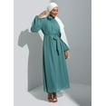 thumbnail image 5 of Green - Modest Dress - Refka, 5 of 8