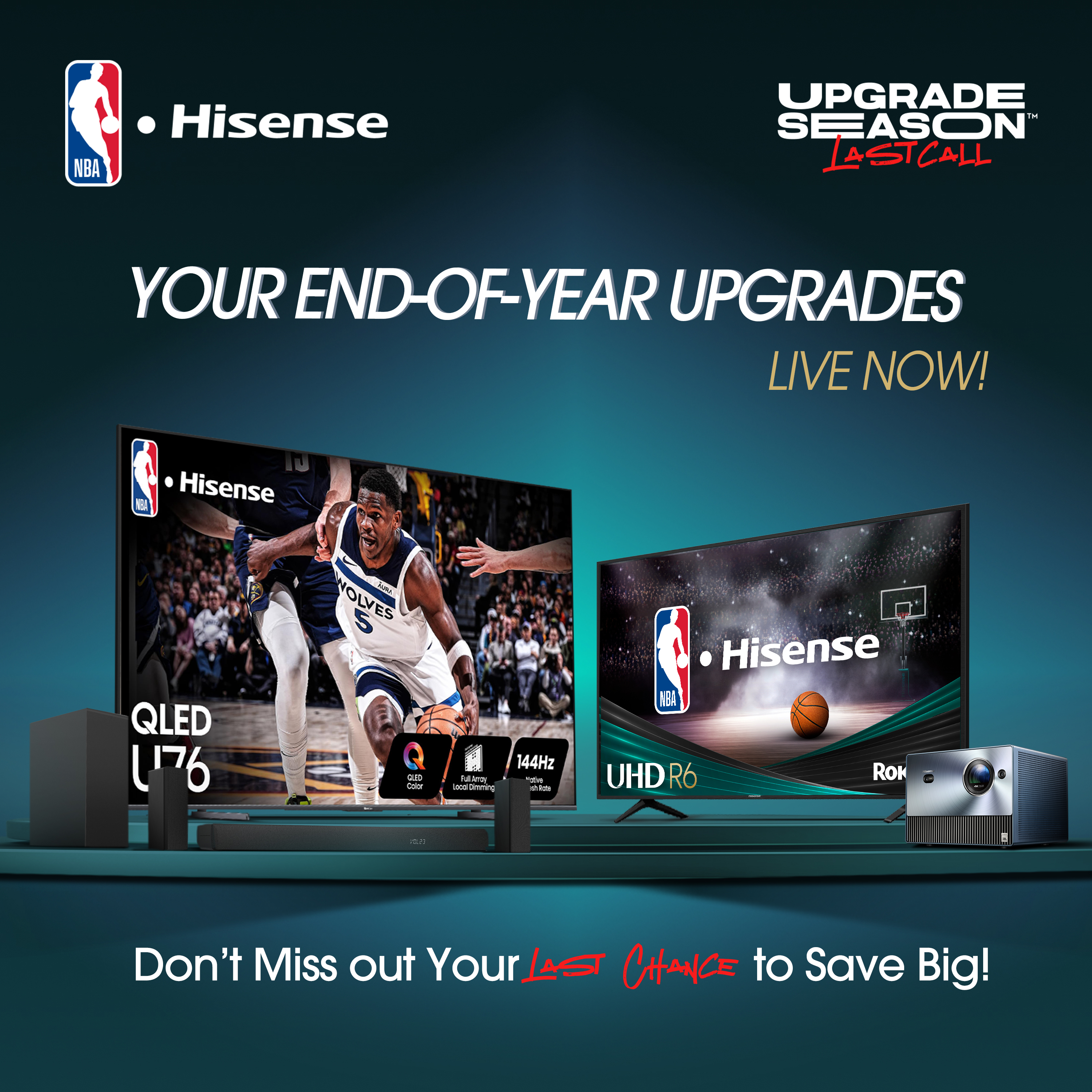 Hisense 65-Inch Class U6 Series Mini-LED ULED 4K UHD Google Smart TV (65U6N) - QLED Quantum Dot Color, Dolby Vision, Full Array Local Dimming, Game Mode Plus