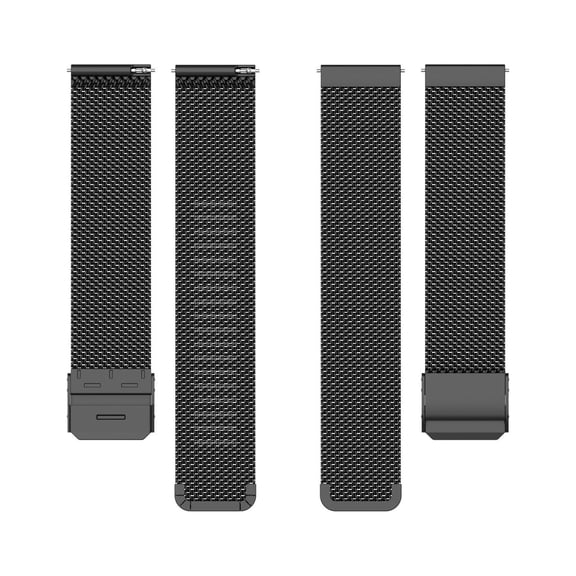 erfcxs Suitable For Garmin Vivoactive 4s Metal Replacement Strap 18mm Quick Release Stainless Steel Metal Mesh Wristband Strap