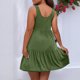 thumbnail image 5 of mfyjkho Vestidos de fiesta para mujer, Vestido liso sin mangas con cuello redondo informal de verano de talla grande para mujer Vestidos largos para mujer xxxxxl, 5 of 9