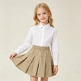thumbnail image 2 of Byoo Toddler Girls Elastic Waist Pleated Mini Skirt School Uniform Casual Everyday Bottoms, 2 of 7