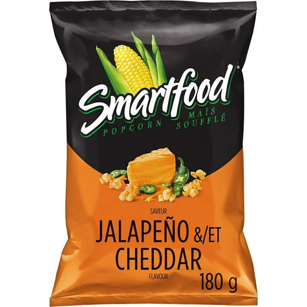 Smartfood Jalapeño & Cheddar Flavour Seasoned Popcorn, 180GM Walmart.ca
