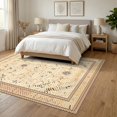thumbnail image 3 of ODIKA 6'x9' Ultra-Soft Area Rug, Cow Spotted Abstract Symmetry Inspired Patchwork Bold Block Motif None Washable, Bare feet friendly, Silk-Touch for Guest Room, Bedroom, 3 of 7