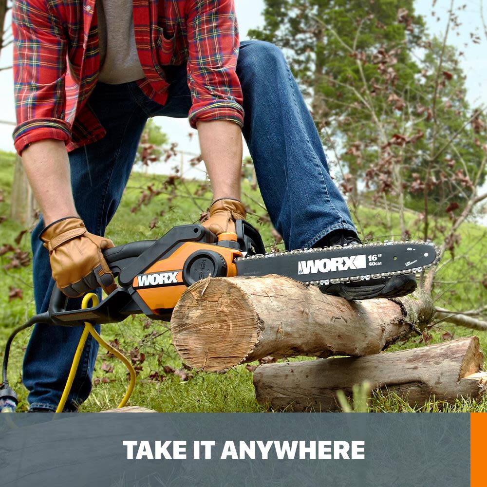 Worx WG303.1 14.5 Amp 16" Electric Chainsaw