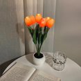thumbnail image 1 of Led Tulip Night Light Simulation Flower Table Lamp Home Decoration Atmosphere Lamp Romantic Potted Gift For Office/room/bar/cafe, 1 of 5