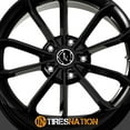 thumbnail image 5 of Platinum 457B Revelation Gloss Black Wheel Rim, 16" x 7" 5 x 100mm +40mm, 5 of 5