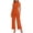 Red, variant on Sleeveless Jumpsuits for Women Dressy Casual Mock Neck Wide Leg Pleated One Piece Rompers Jumpers with Pockets Green, 2XL