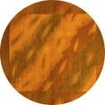 thumbnail image 1 of Ahgly Company Indoor Round Animal Yellow Modern Area Rugs, 6' Round, 1 of 4