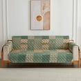 thumbnail image 1 of Granjero Gordo Funda protectora para cojín de sofá estampado, sofá de sala de estar, sillón reclinable de 3 plazas (color de flor 20, 65,74 x 74,8 pulgadas), 1 of 5