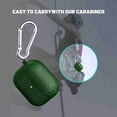 thumbnail image 5 of Dteck Case Compatible for Airpods 3 2021 3rd Generation Case Cover for Women Men Premium Skin Silicone Full Protective Case Cover for Airpod 3 Gen with Keychain, Greenck, 5 of 5