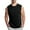 Black-gym tanks for men, variant on Txeol Deals Today Mens Tank Tops Cotton Summer Beach Sleeveless Shirts Workout Gym Muscle Tees Crewneck Outdoor Athletic Undershirt,White,L