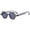 Gray Frame Gray Sheet, variant on Polygon Sunglasses for Women and Men AC Lens PC Frame Driving Glasses for Travel Fashion Wear and Sun Protection Round