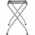 thumbnail image 4 of Gymax Set of 3 Folding Luggage Rack Chromed Metal Suitcase Holder Shelf for Home Hotel, 4 of 9